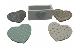 heart coasters perfect home accessory